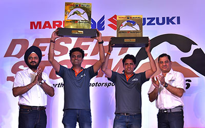 Suresh Rana Winner Xtreme Moto Maruti Suzuki Desert Storm