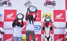 Winners of the Honda All Ladies Race