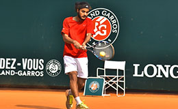 Paramveer against Parikshit at Rendez Vous à Roland Garros in partnership with Longines