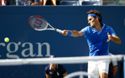 US Open: Federer beats Zemlja to enter second round