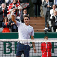 federer and tsonga ready to meet in quarter finals of French open