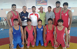 Indian Junior Men Wrestling Team Greco Roman Style