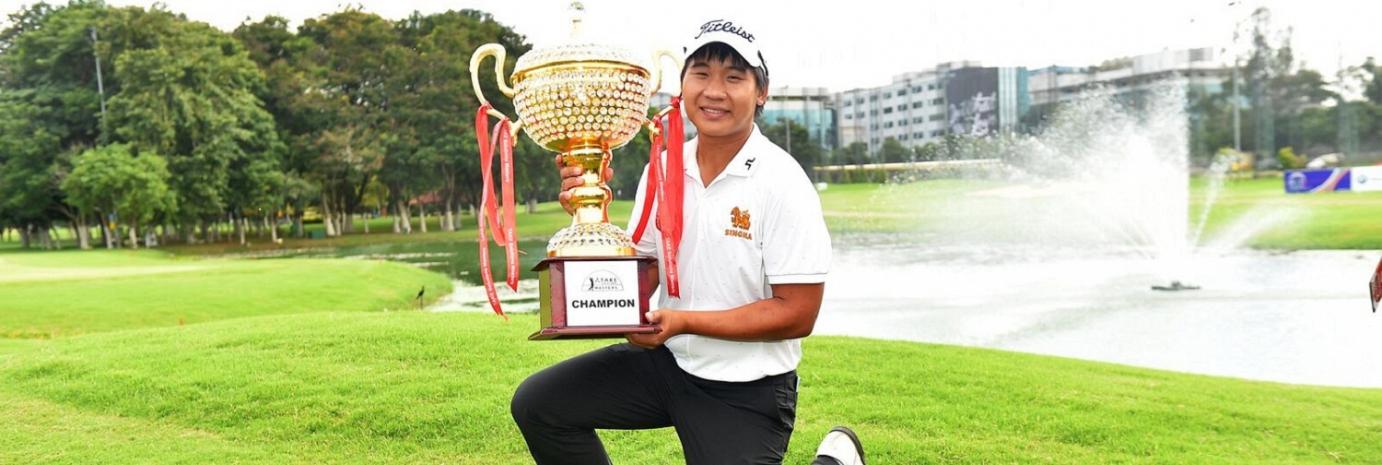 TAKE Solutions Masters 2017 winner Poom Saksansin of Thailand