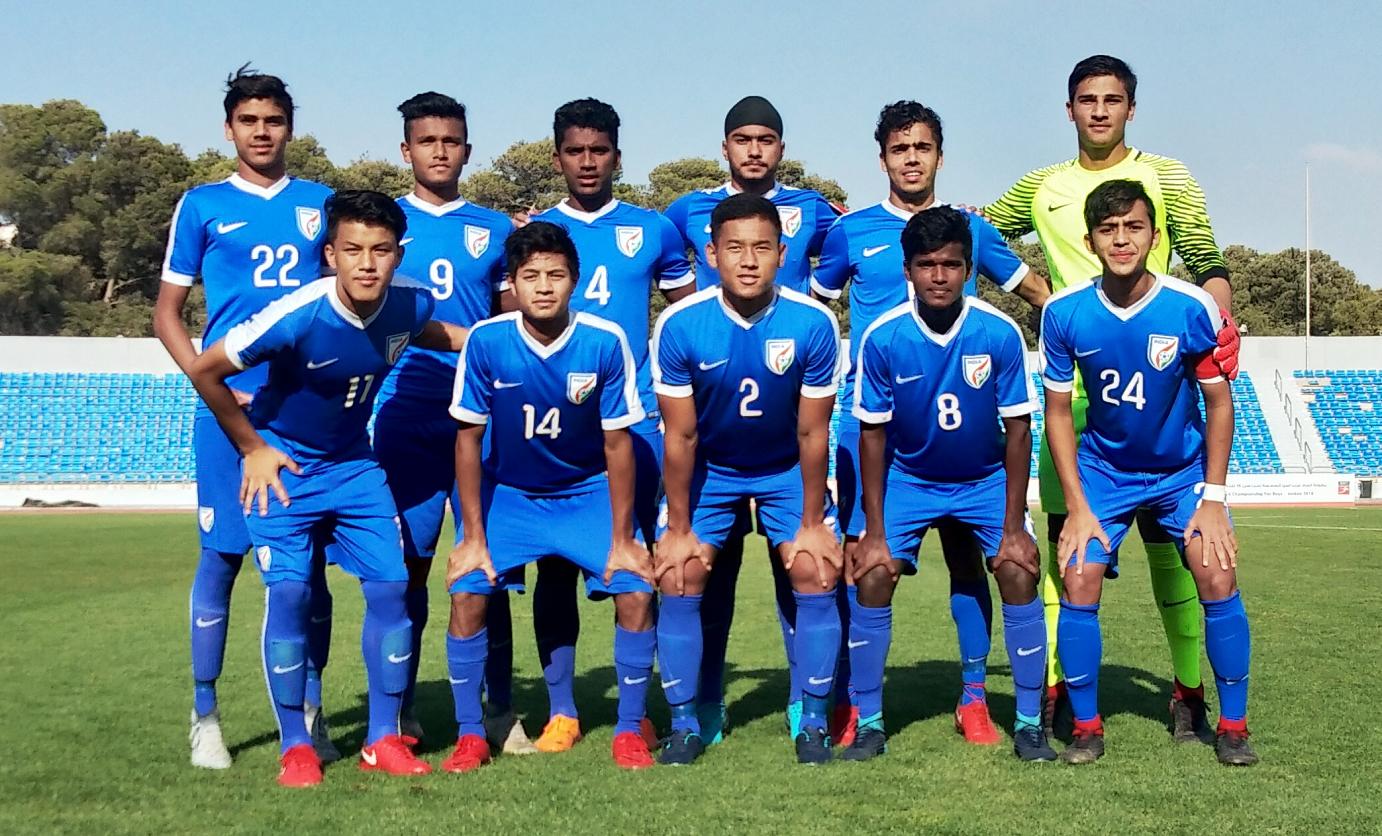 India U 16 Starting Line up against Yemen