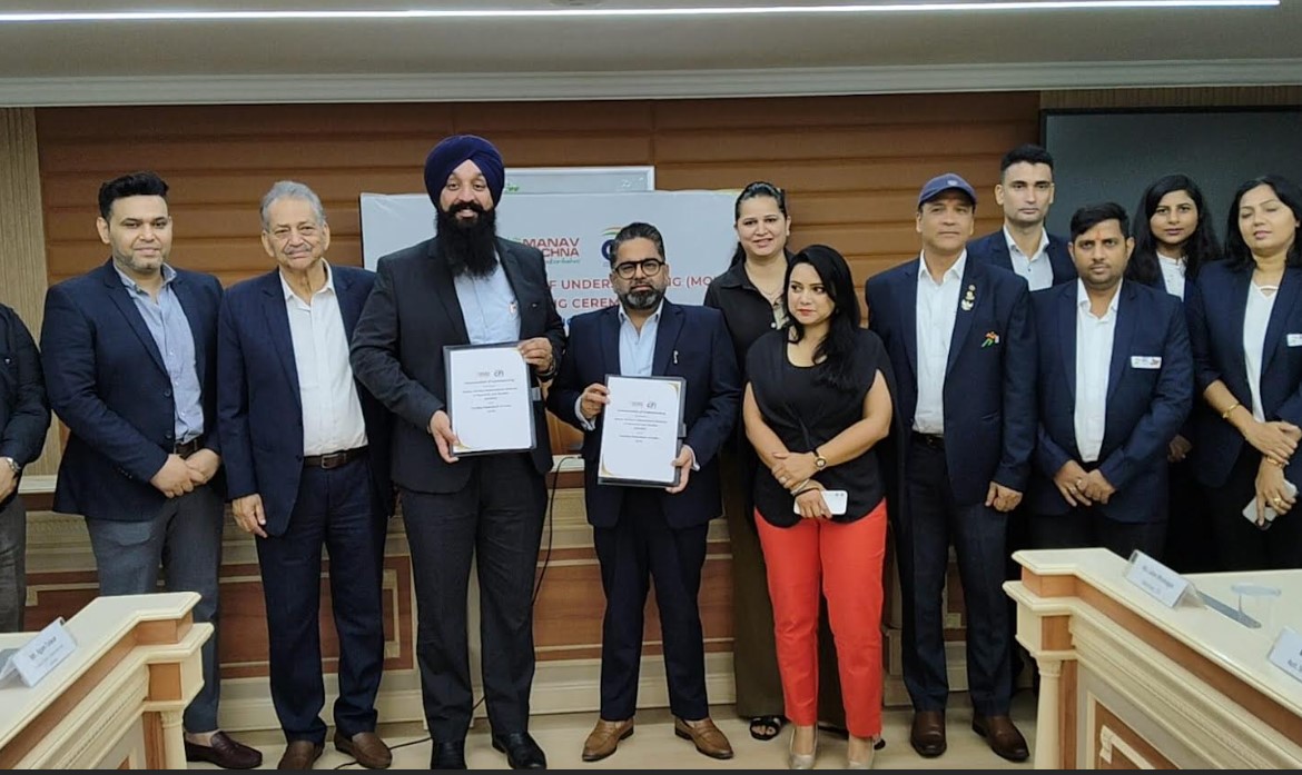 Cycling Federation of India and Manav Rachna University sign landmark MoU to empower cycling and sports education