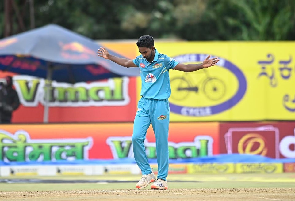 Gulbarga Mystics overpower Shivamogga Lions by seven wickets 